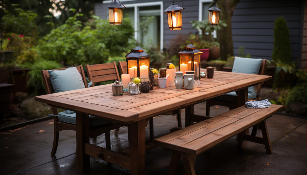 Les astuces pour protéger une table en bois d’extérieur